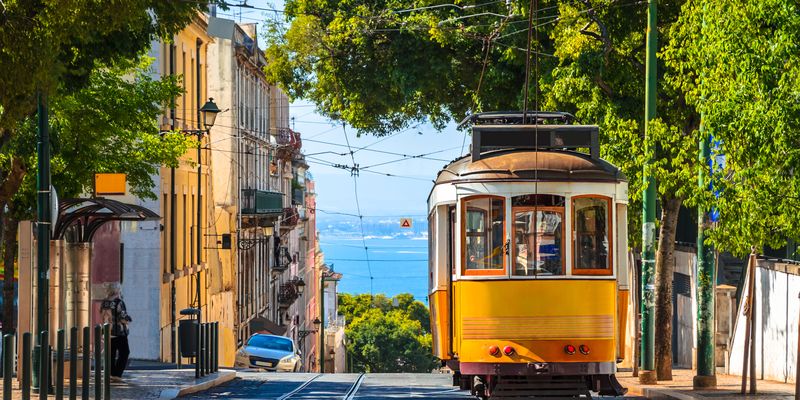 View of Lisbon, the capital of Portugal.