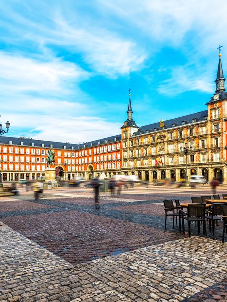 Plaza Major in Madrid - the capital of Spain